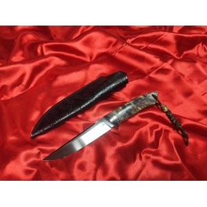 ВУЛКАН ніж ручної роботи майстра студії GARAGE ART, сталь 95х18М 62 HRC. Photo 3